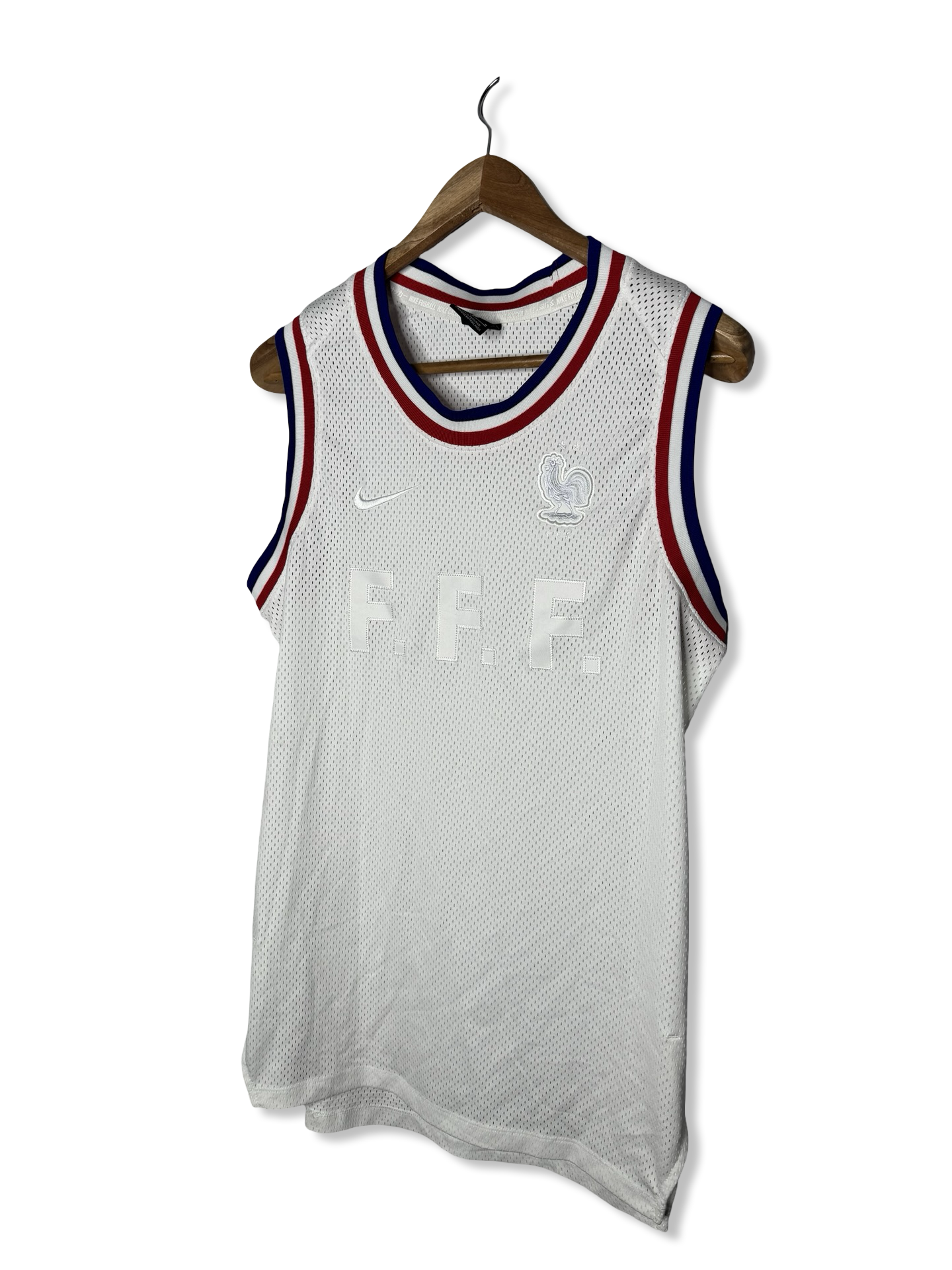 Nike FFF France Sleeveless Jersey White