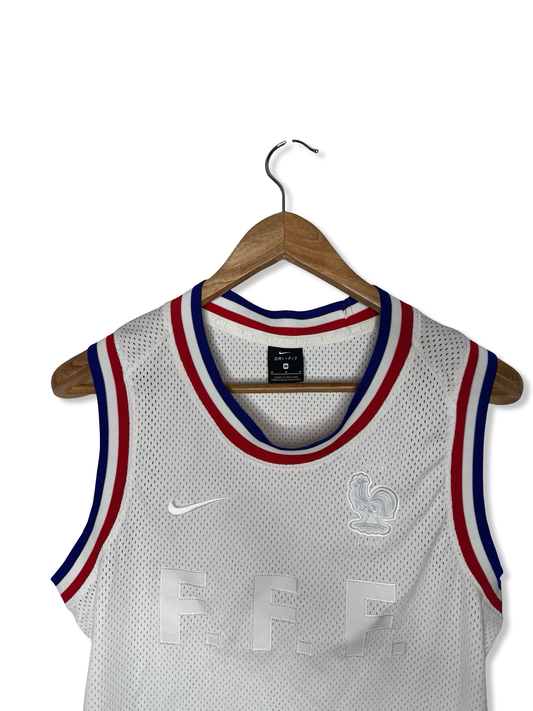 Nike FFF France Sleeveless Jersey White
