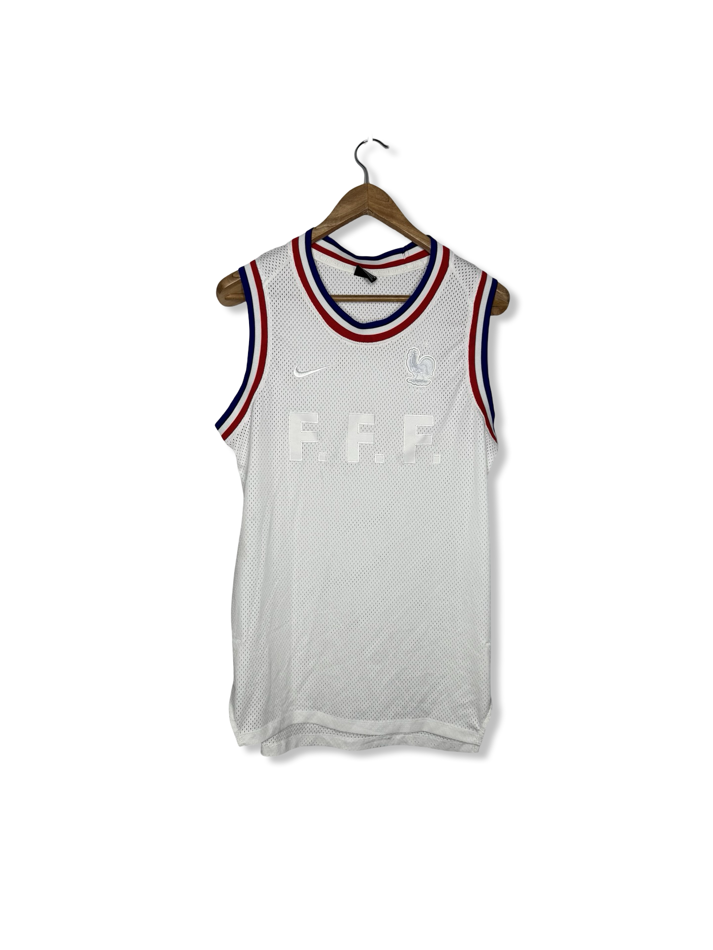 Nike FFF France Sleeveless Jersey White