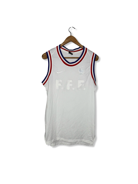 Nike FFF France Sleeveless Jersey White