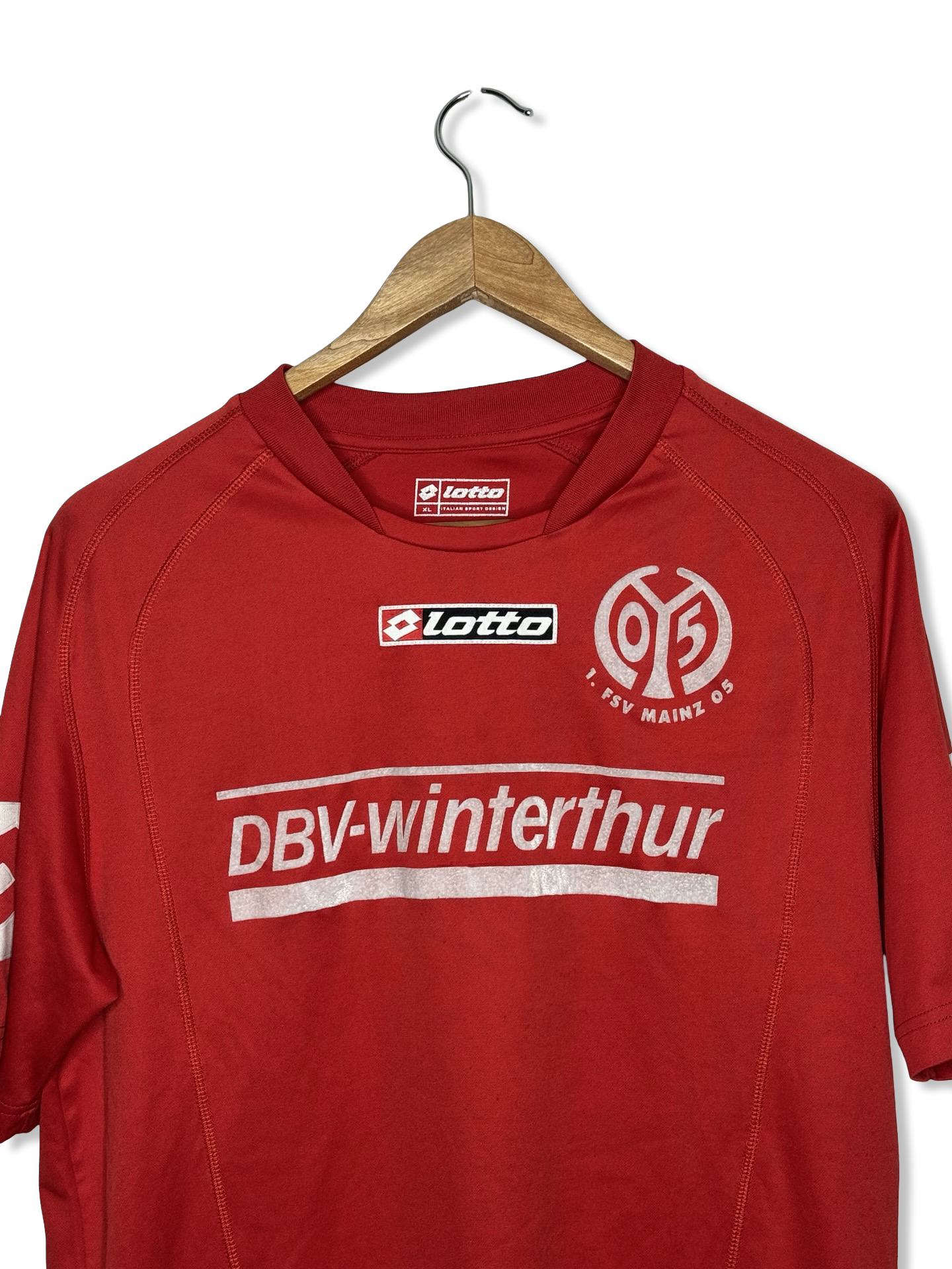 Vintage Lotto x 1. Fsv Mainz 05 2004/2005 home jersey