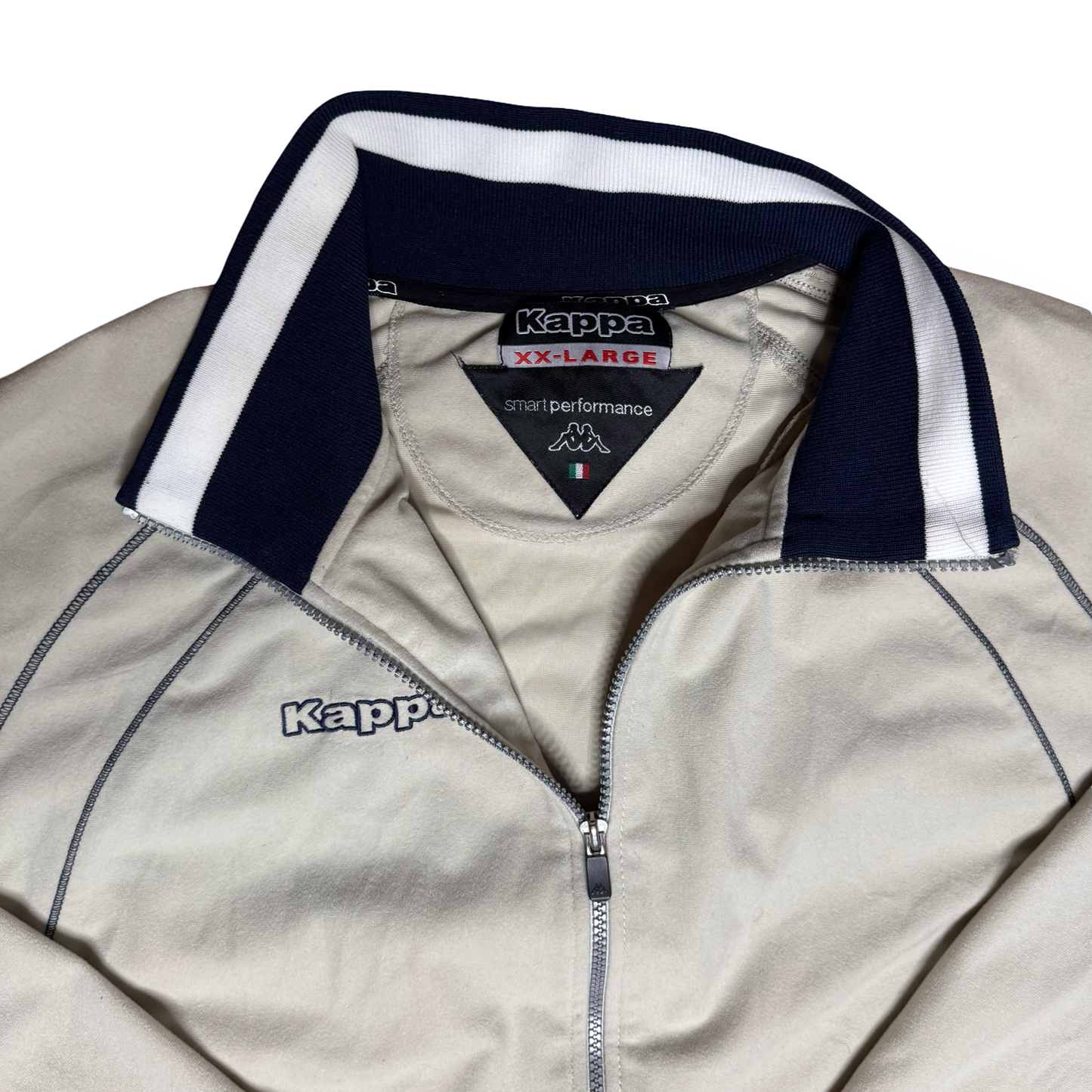 Vintage Hoddie Kappa Grey (Made in Italy , Late 2000-2001)