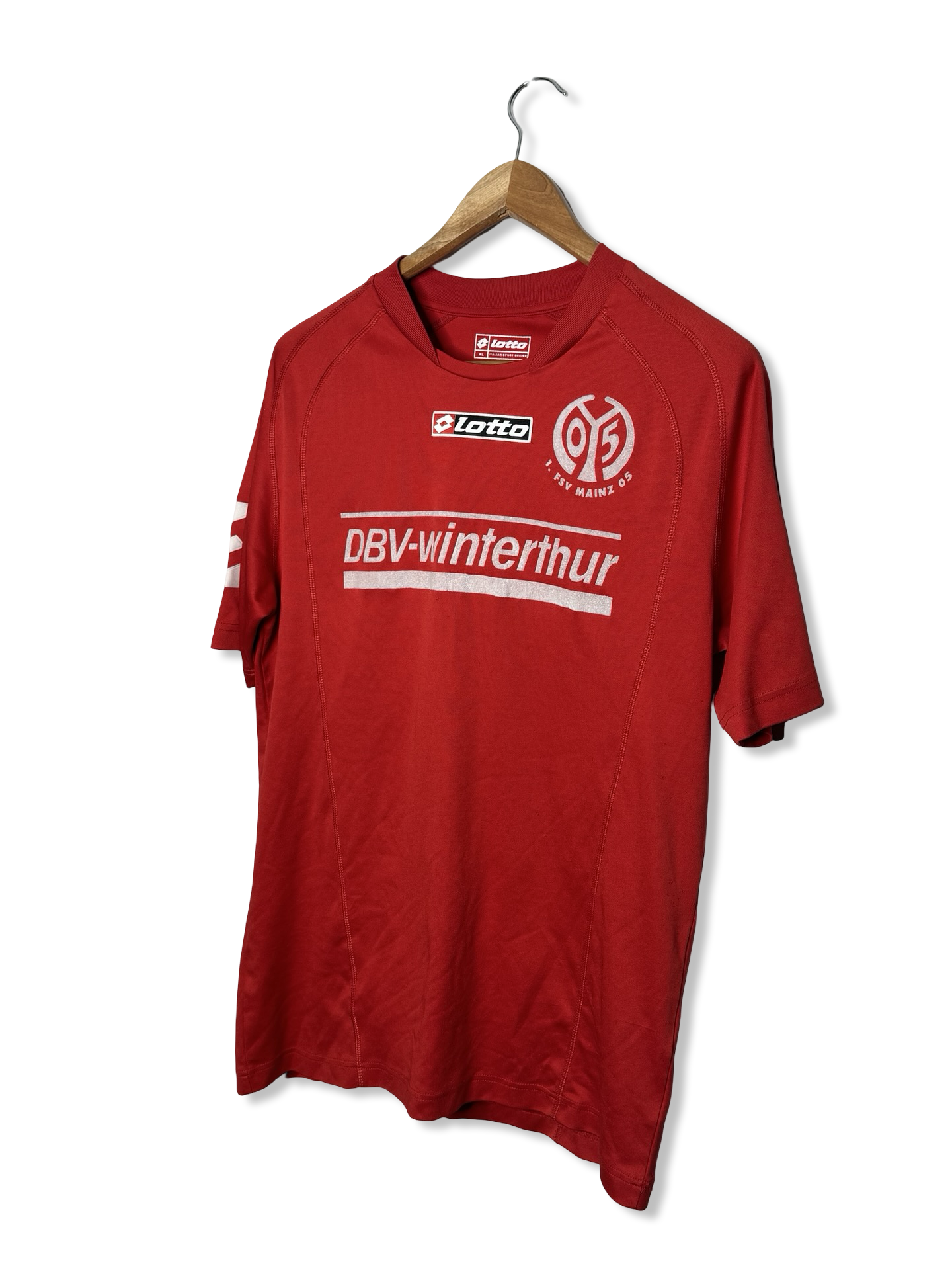 Vintage Lotto x 1. Fsv Mainz 05 2004/2005 home jersey