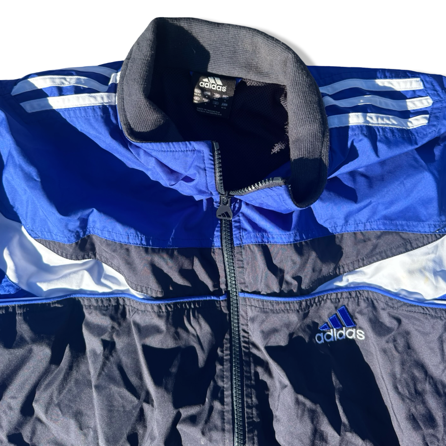 Adidas Navy blue & black long jacket