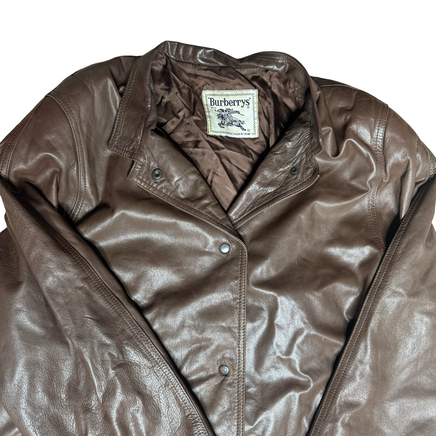 Vintage Burberrys' Jacket - Brown (Made in Spain, late 1980s-1990s)