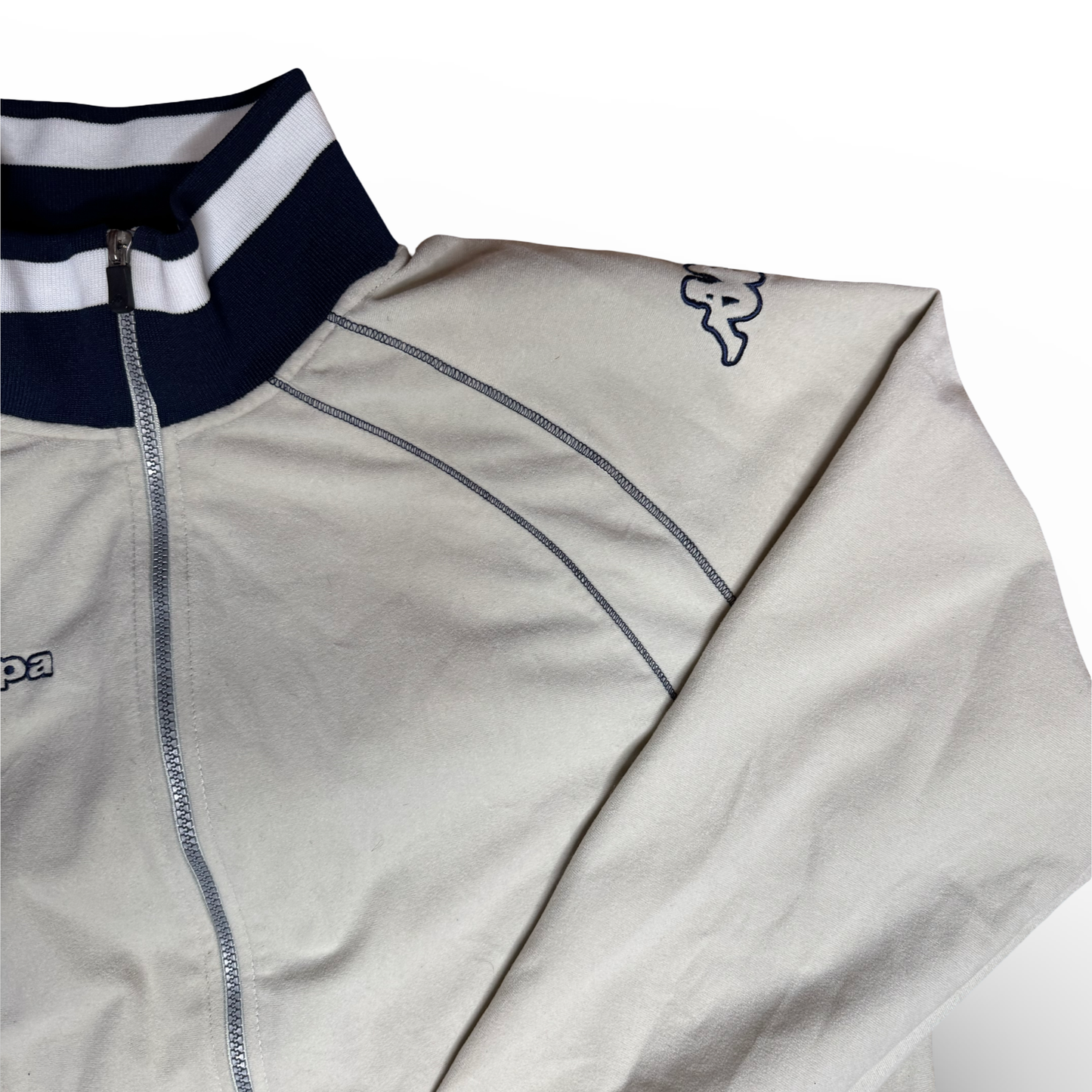 Vintage Hoddie Kappa Grey (Made in Italy , Late 2000-2001)